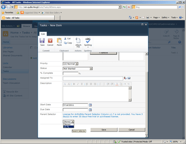 Parent Selector Column V2 released